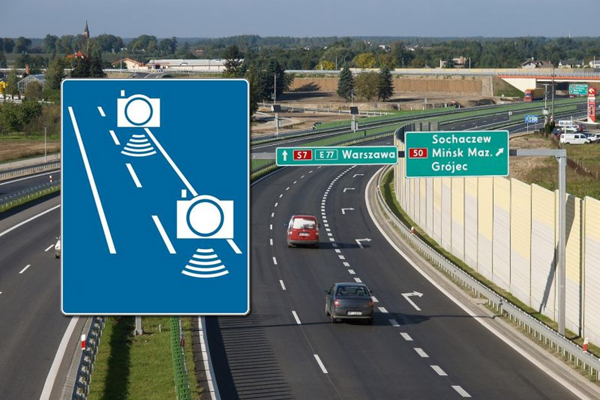 Odcinkowy pomiar prędkości: warszawska mapa